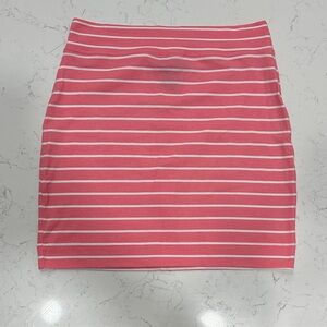 Moda International Pink Striped Pencil Skirt